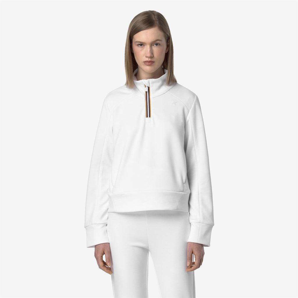Fleece_WOMAN_LOUEN LIGHT SPACER_Jumper_White - Commercial 4