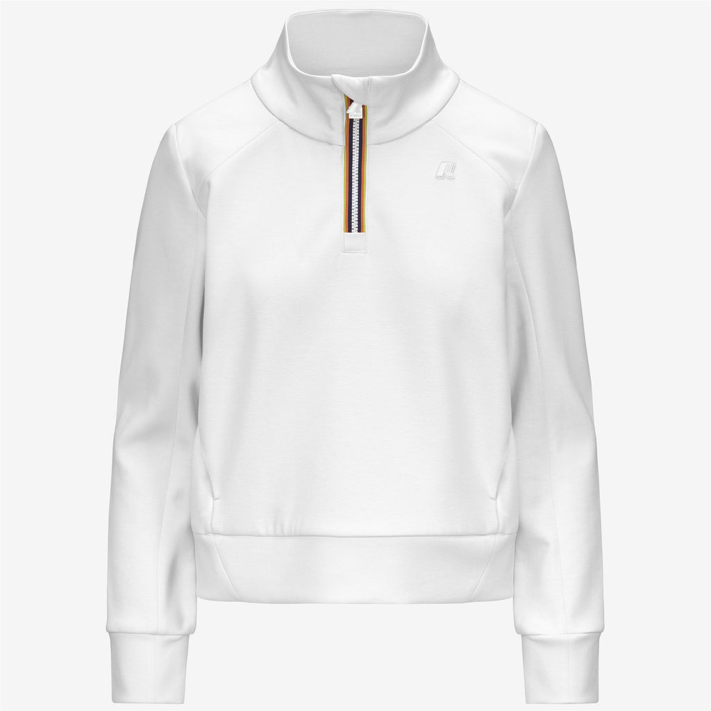 Fleece_WOMAN_LOUEN LIGHT SPACER_Jumper_White - Commercial 1