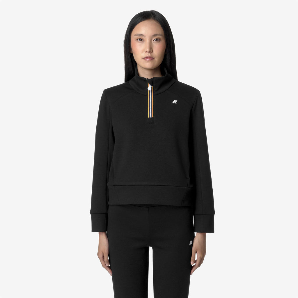 Fleece_WOMAN_LOUEN LIGHT SPACER_Jumper_Black Pure - Commercial 4
