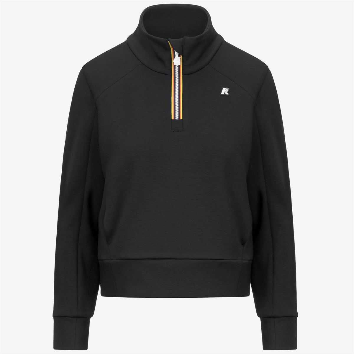 Fleece_WOMAN_LOUEN LIGHT SPACER_Jumper_Black Pure - Commercial 1
