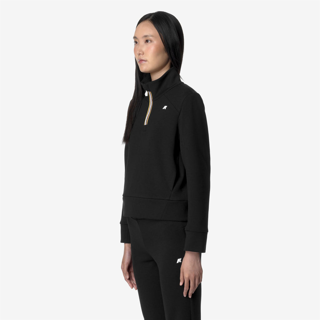 Fleece_WOMAN_LOUEN LIGHT SPACER_Jumper_Black Pure - Commercial 5