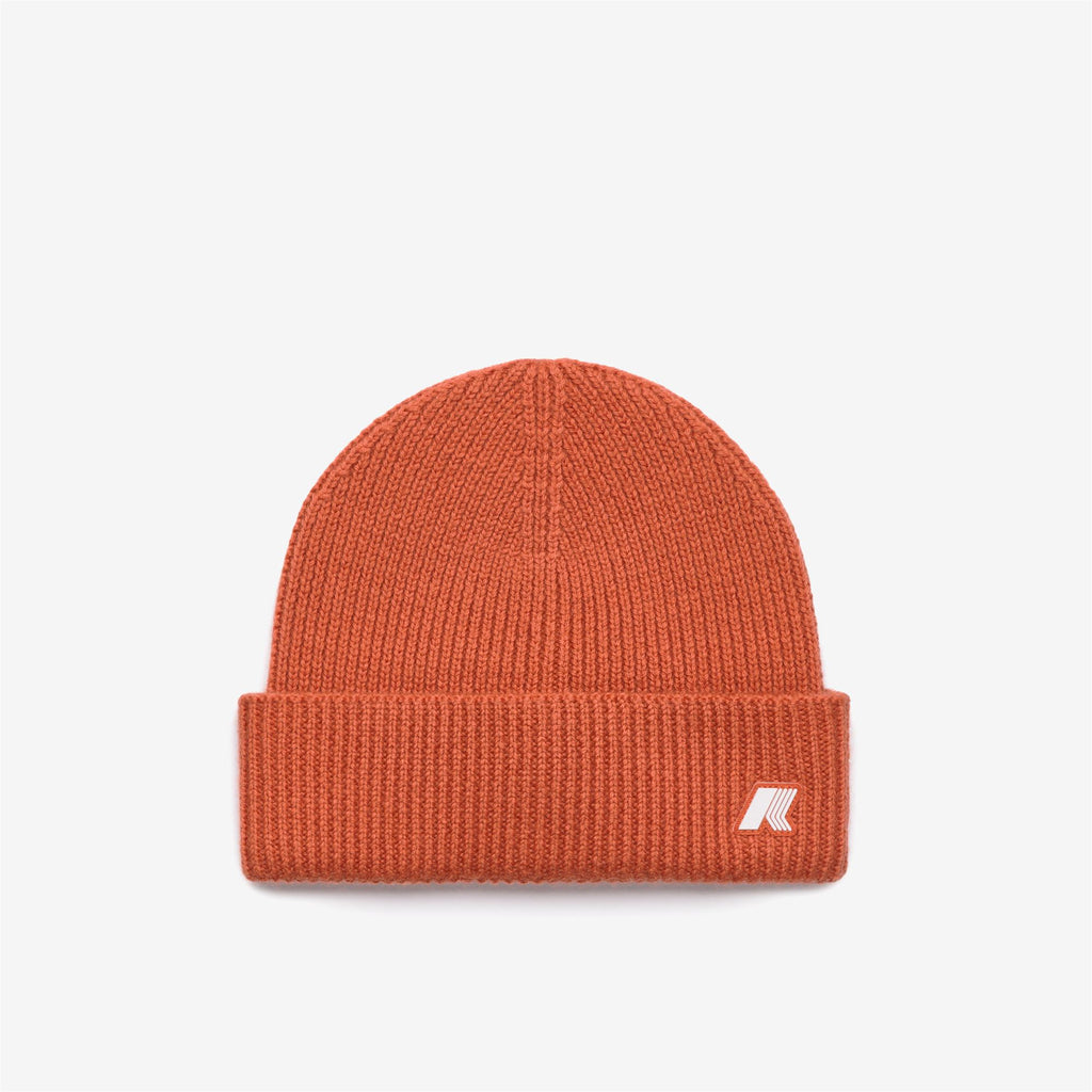 Headwear_Unisex_BRICE CARDIGAN STITCH WOOL_Hat_Orange Brownish - Commercial 1