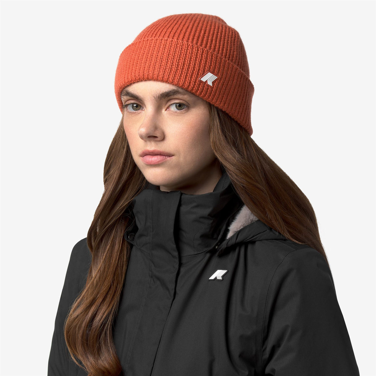 Headwear_Unisex_BRICE CARDIGAN STITCH WOOL_Hat_Orange Brownish - Commercial 4