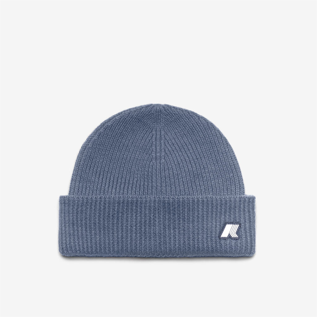 BRICE CARDIGAN STITCH WOOL Headwear Hat Unisex GREY BLUE AVIO  MELANGE Adult 04 Grey Blue Avio Melange