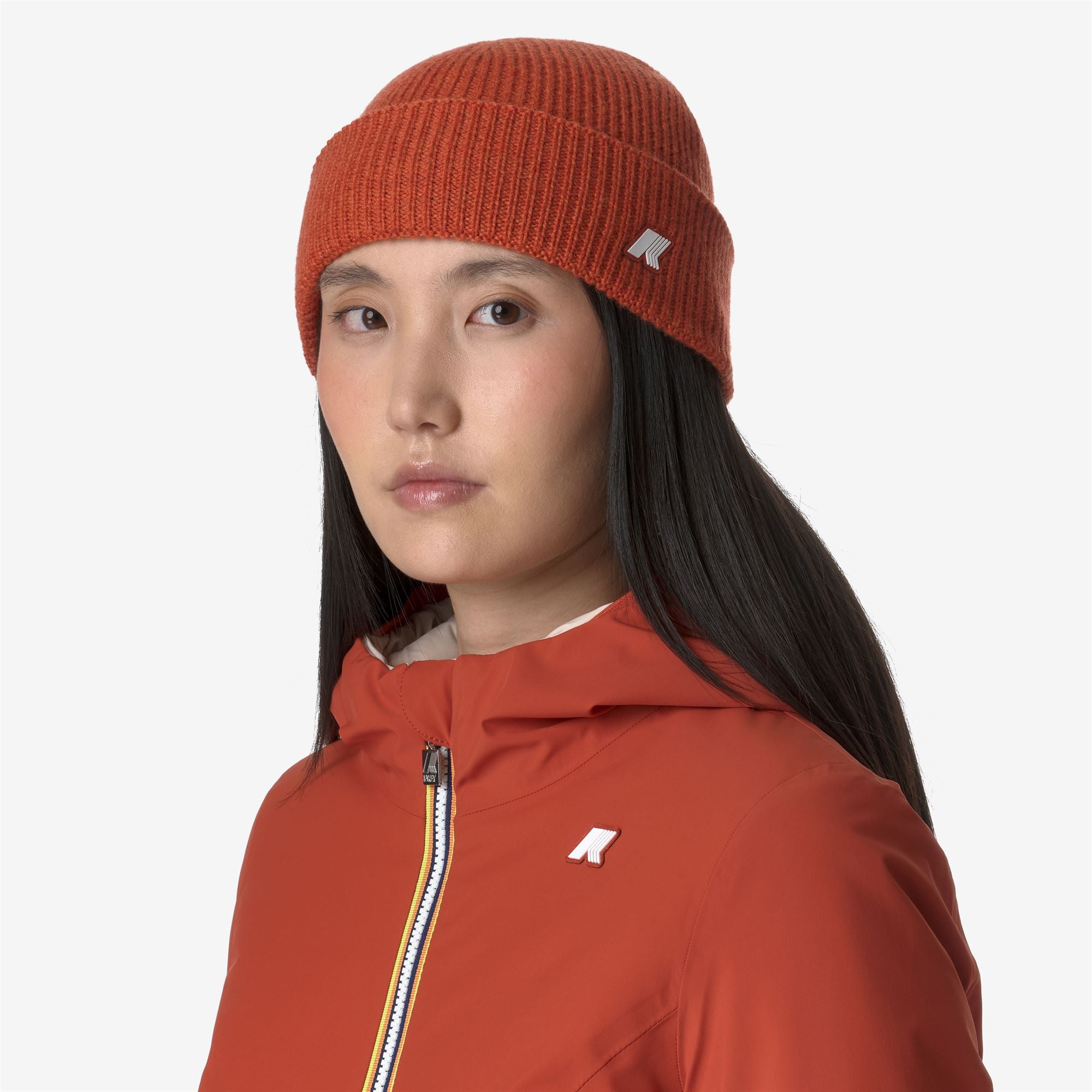 Headwear_UNISEX_BRICE CARDIGAN STITCH WOOL_Hat_Red Pompeian Melange - Commercial 4