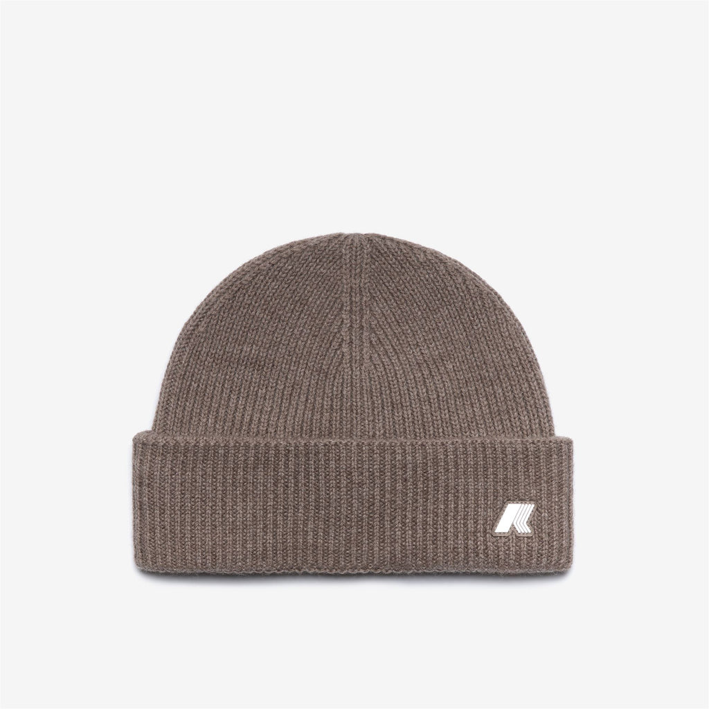 Headwear_UNISEX_BRICE CARDIGAN STITCH WOOL_Hat_Beige Taupe Melange - Commercial 1