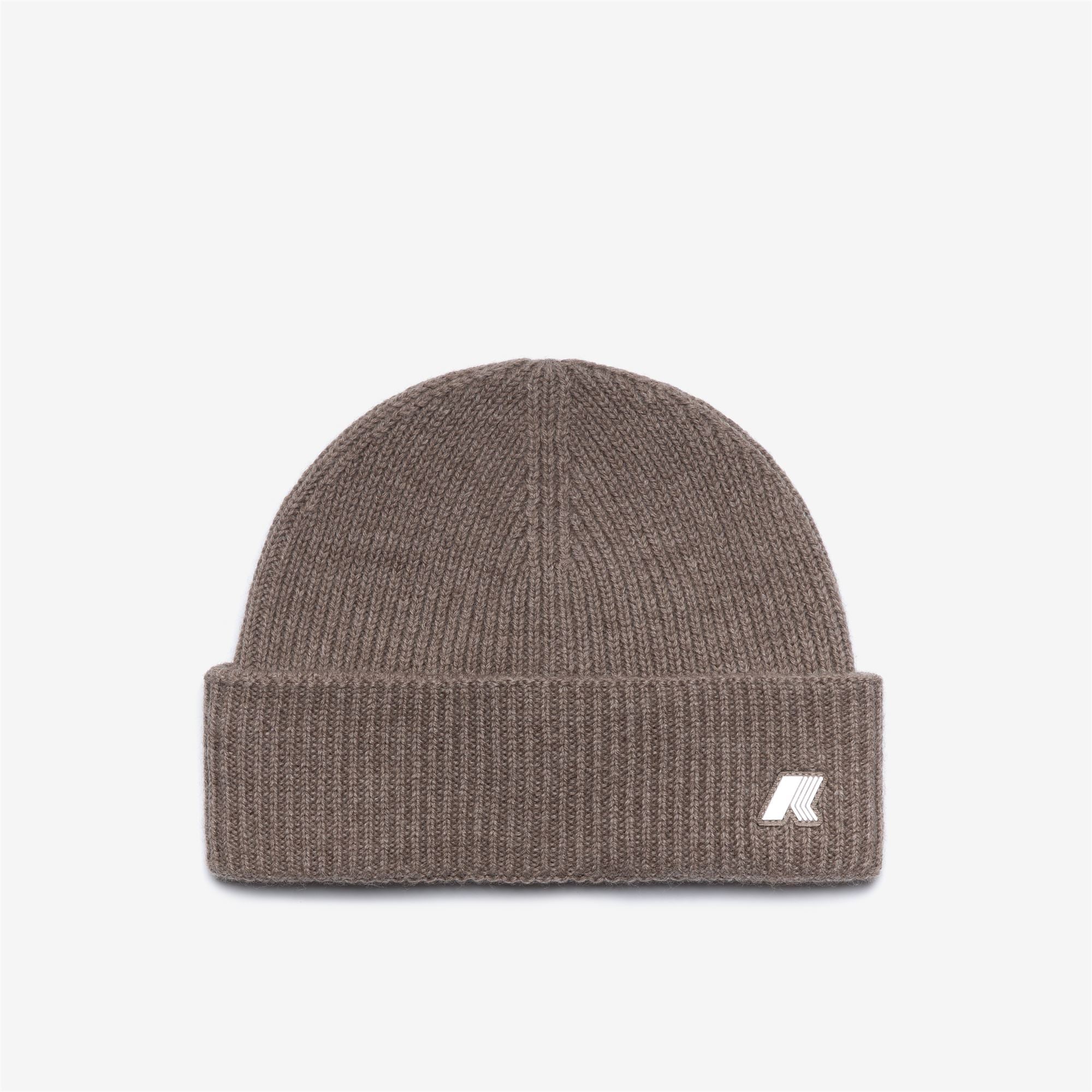 Headwear_UNISEX_BRICE CARDIGAN STITCH WOOL_Hat_Beige Taupe Melange - Commercial 1