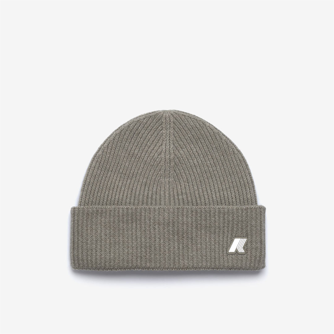Green Unisex Wool Fisherman Beanie with K-Way Logo 01