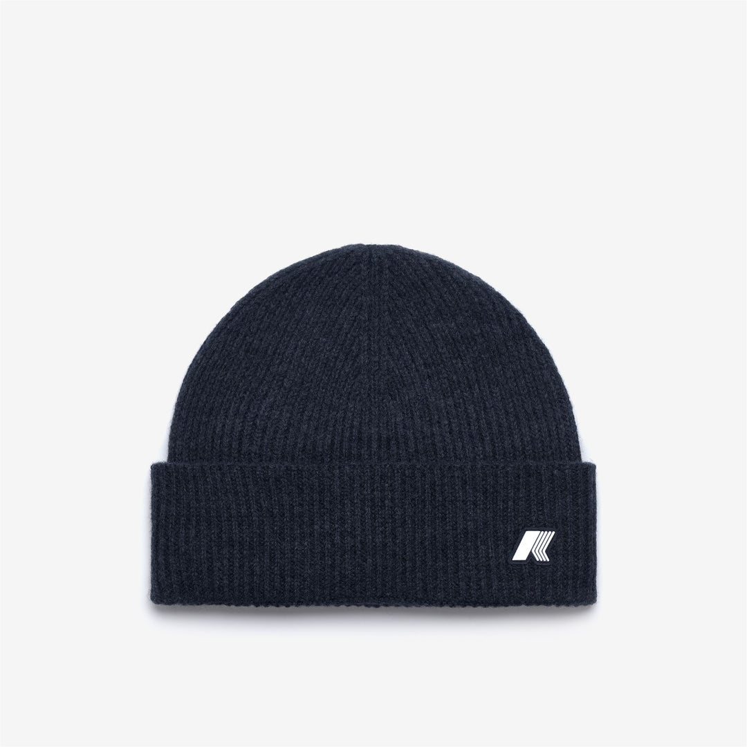 Blue Unisex Wool Fisherman's Rib Beanie Hat main