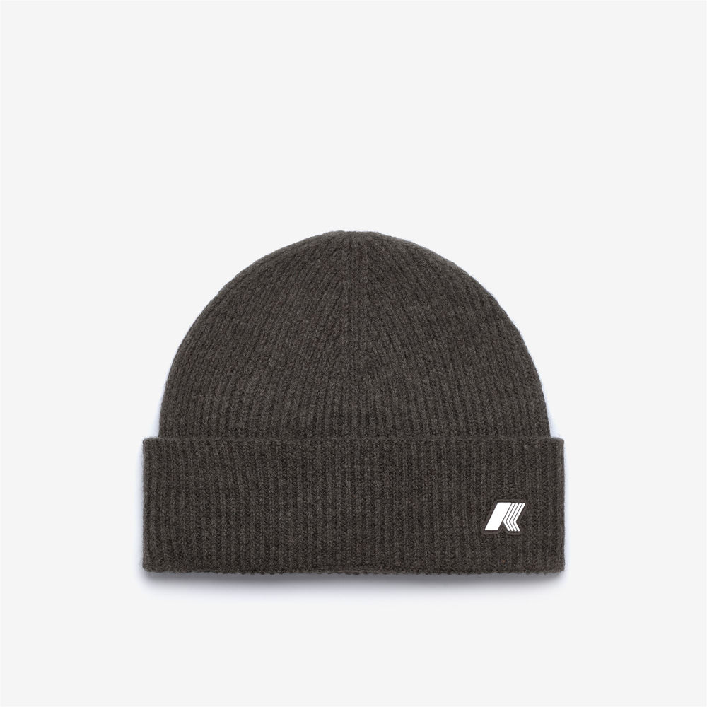 Black Olive Unisex Winter Wool Fisherman Beanie Hat 02