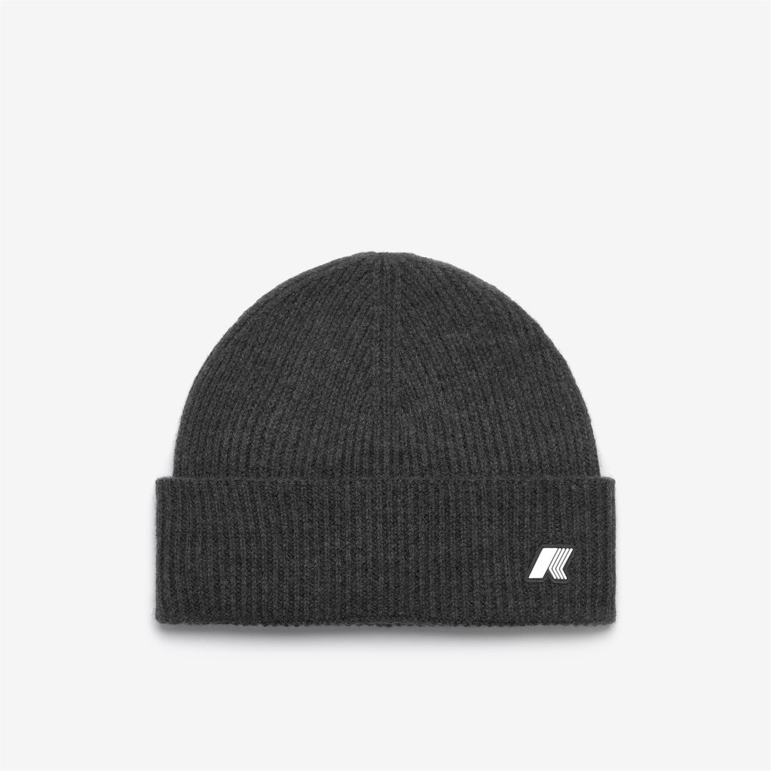 Grey Unisex Wool Fisherman's Rib Beanie Hat main