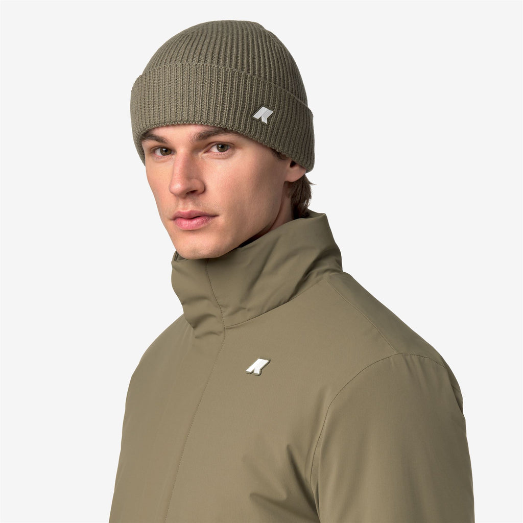 Headwear_Unisex_BRICE CARDIGAN STITCH WOOL_Hat_Green Army - Commercial 4