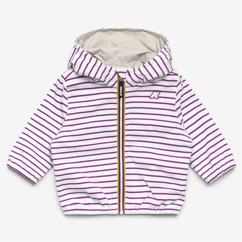 Violet Grey Kids Reversible Short Jacket for City Wear 02