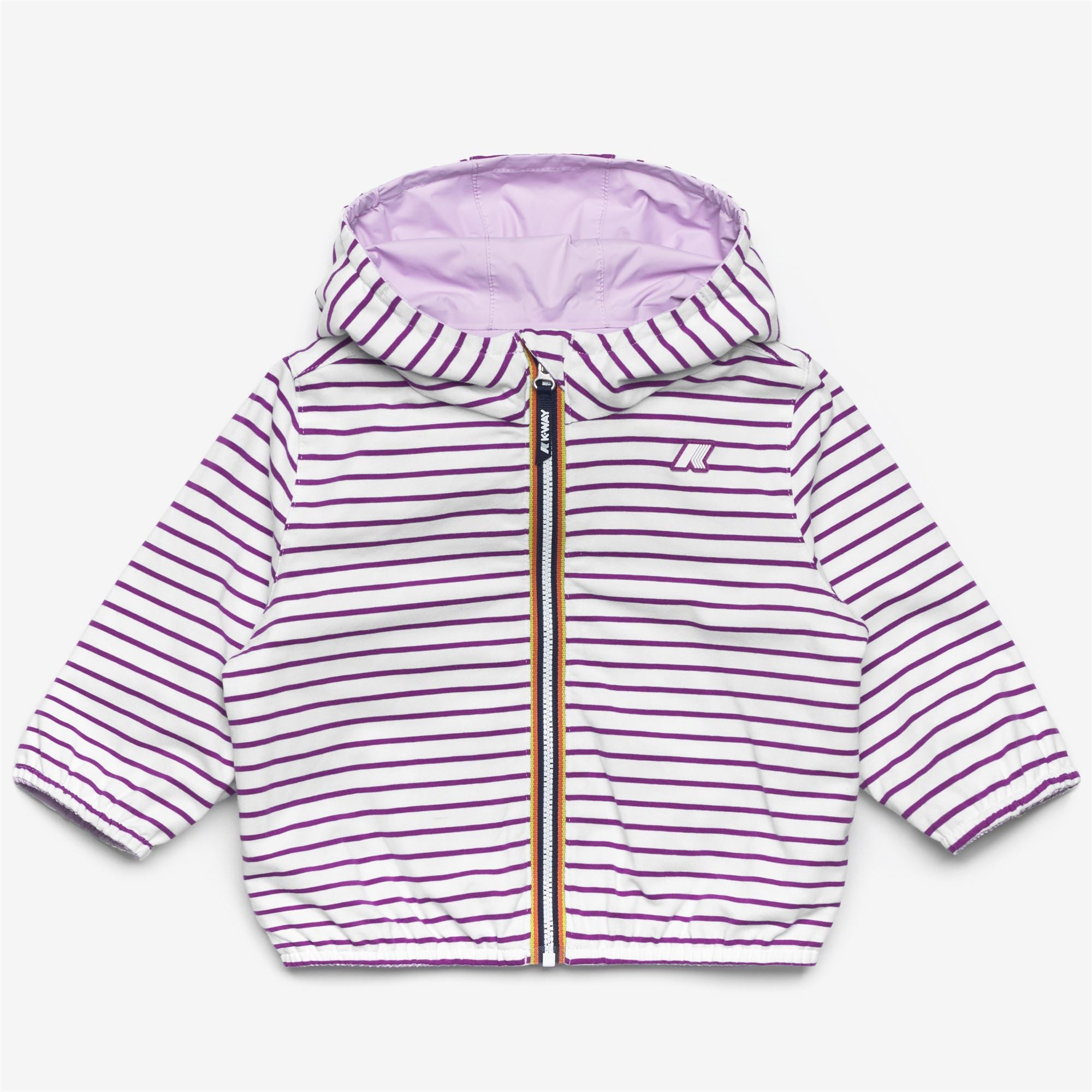 Jackets_KID UNISEX_E. JAKE PLUS.2 JERSEY DOUBLE_Short_Violet Lt Lilac - White - Violet - Commercial 3