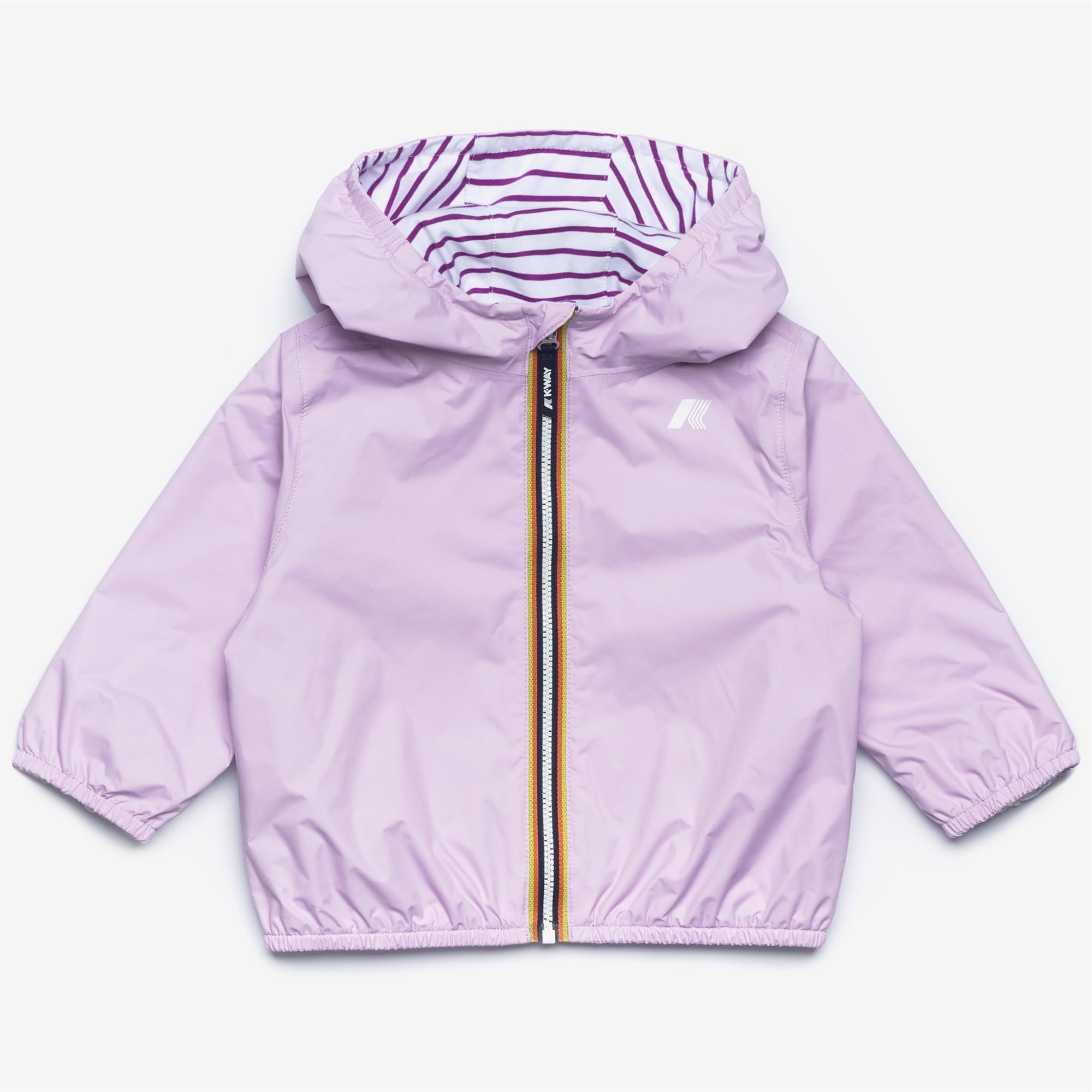 Jackets_KID UNISEX_E. JAKE PLUS.2 JERSEY DOUBLE_Short_Violet Lt Lilac - White - Violet - Commercial 1