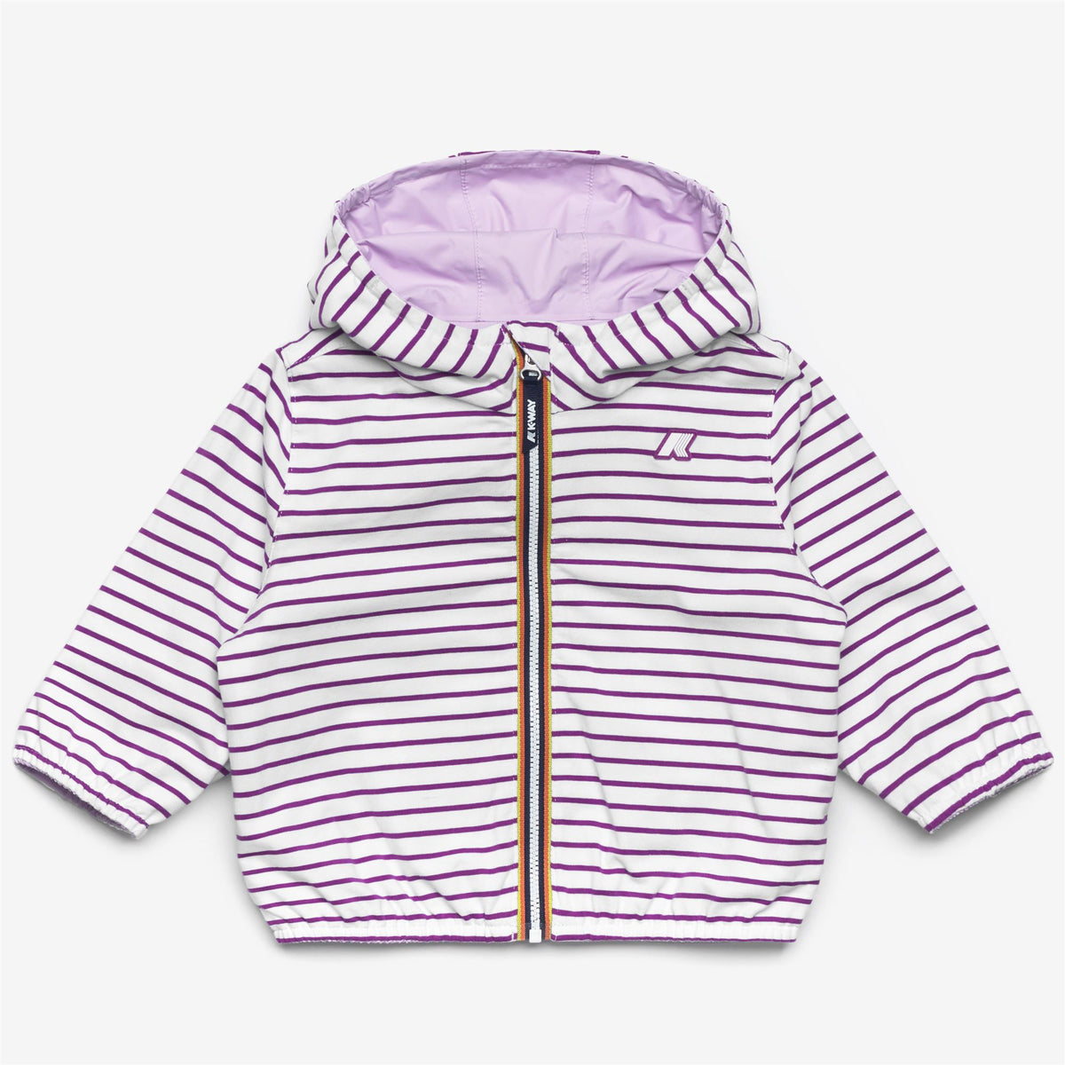 Jackets_KID UNISEX_E. JAKE PLUS.2 JERSEY DOUBLE_Short_Violet Lt Lilac - White - Violet - Commercial 2
