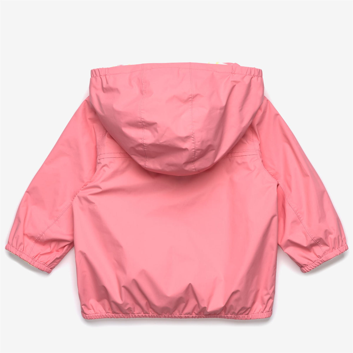 Jackets_Kid unisex_E. JAKE PLUS.2 JERSEY DOUBLE_Short_Pink Geranium - White - Yellow Lime - Commercial 3