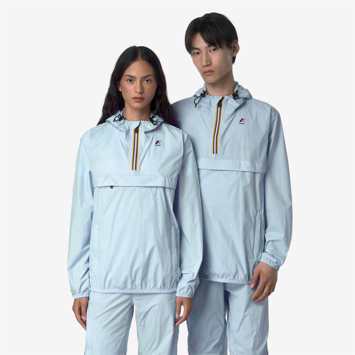 Chaqueta azul unisex plegable y resistente a la intemperie 3