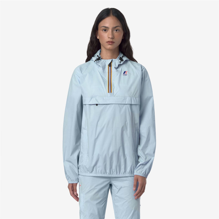 Chaqueta azul unisex plegable y resistente a la intemperie 4