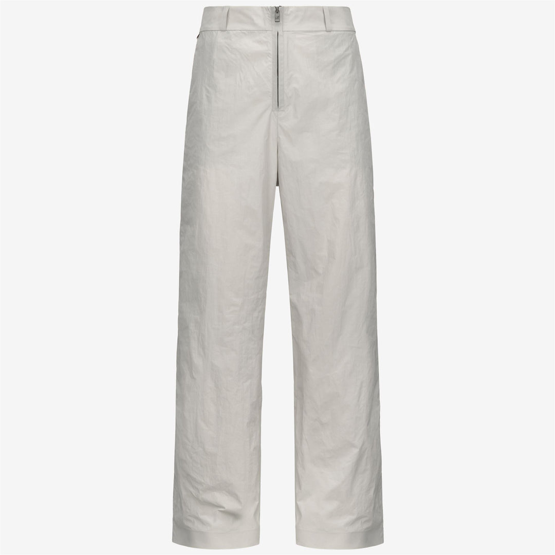 Beige Grey Men's Casual Nylon Sport Trousers for Spring main