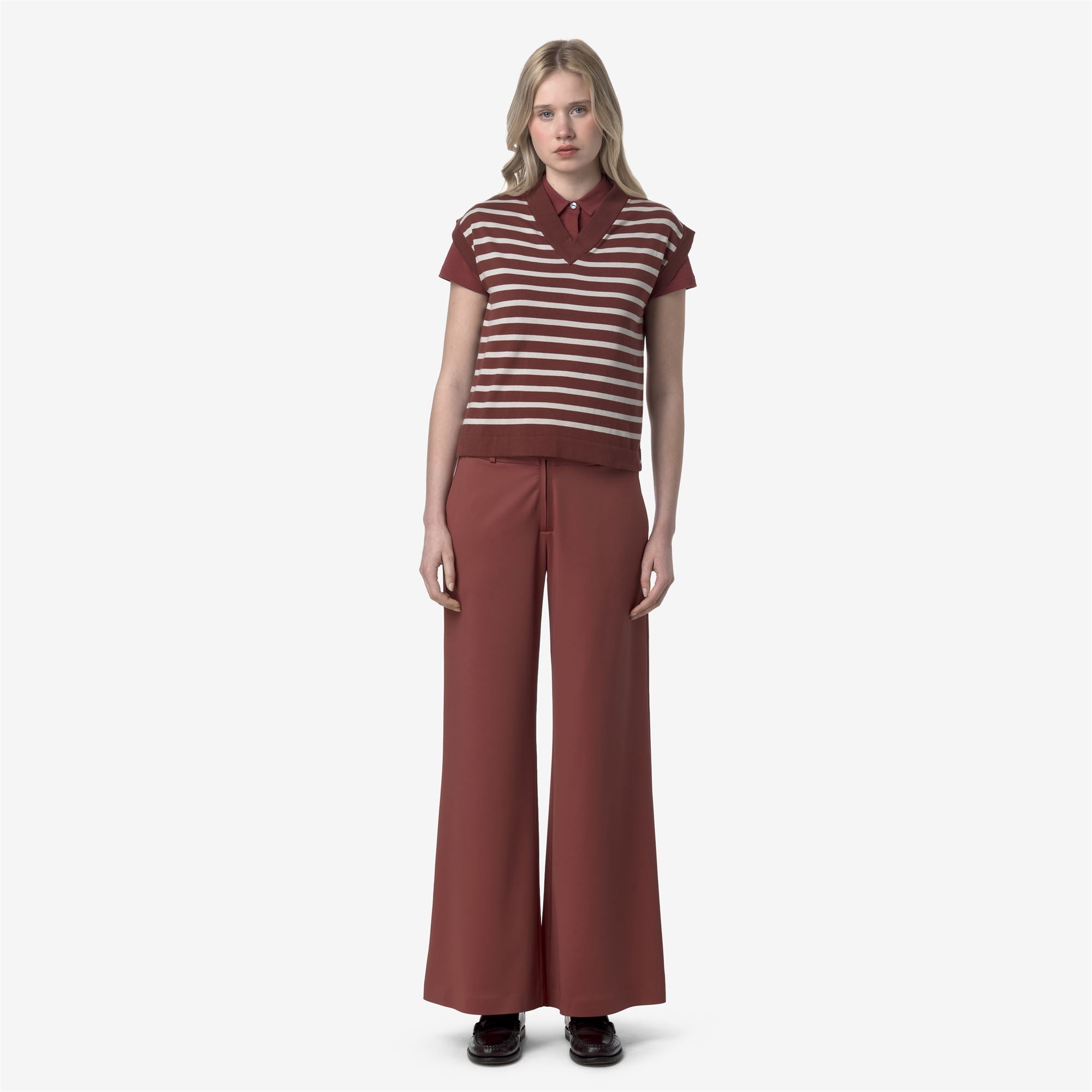 Pants_WOMAN_JALLE SL SPACER_Sport Trousers_Red Brownish - Commercial 4