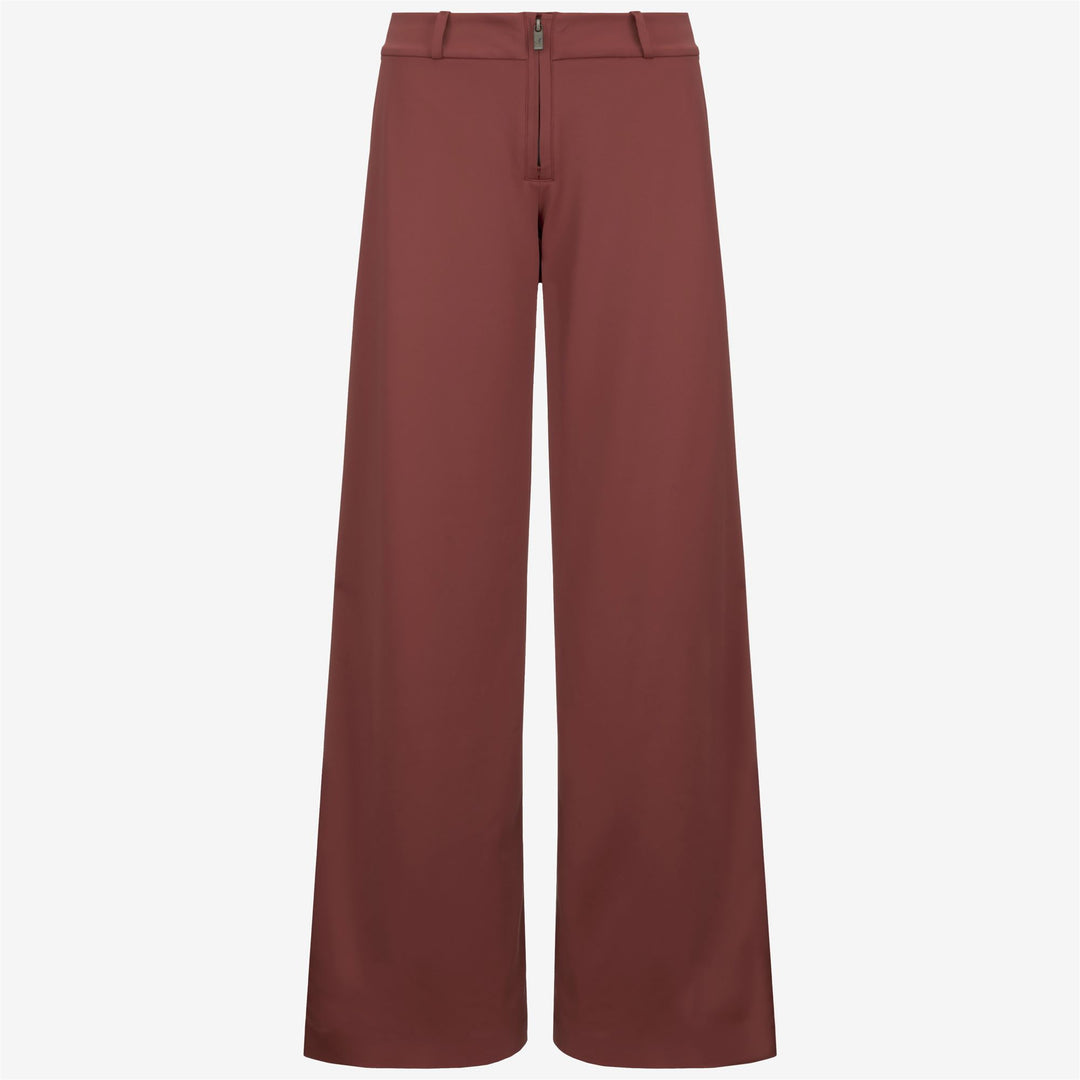 Brown Red Women's Athleisure Sport Trousers for City Wear main