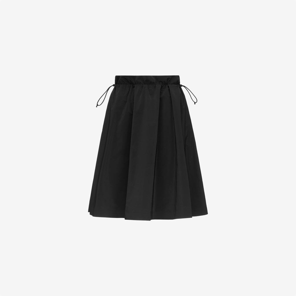 Skirts_WOMAN_GAELA PEACH COTTON LIKE_Longuette_Black Pure - Commercial 1
