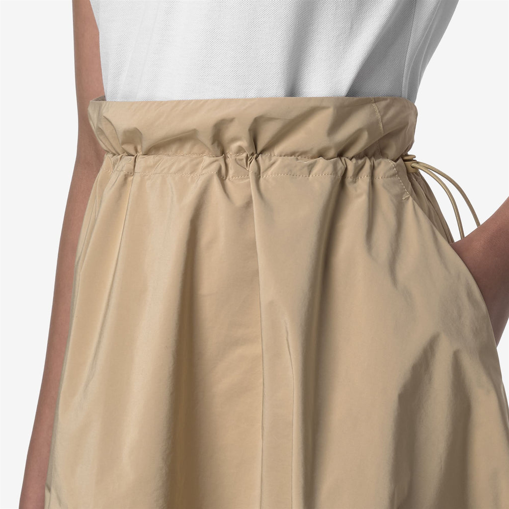 Skirts_WOMAN_GAELA PEACH COTTON LIKE_Longuette_Beige Rope - Commercial 7
