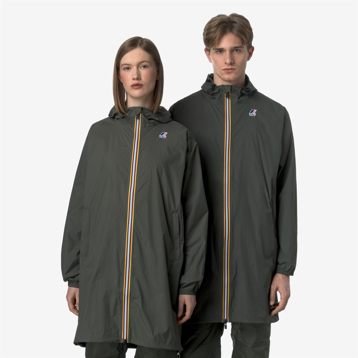 Jackets_UNISEX_LE VRAI 4.0 EIFFEL EAST_Long_GREEN BLACKISH - Commercial 1