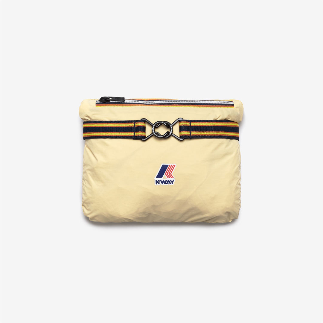 Chaqueta corta unisex impermeable beige con diseño plegable main
