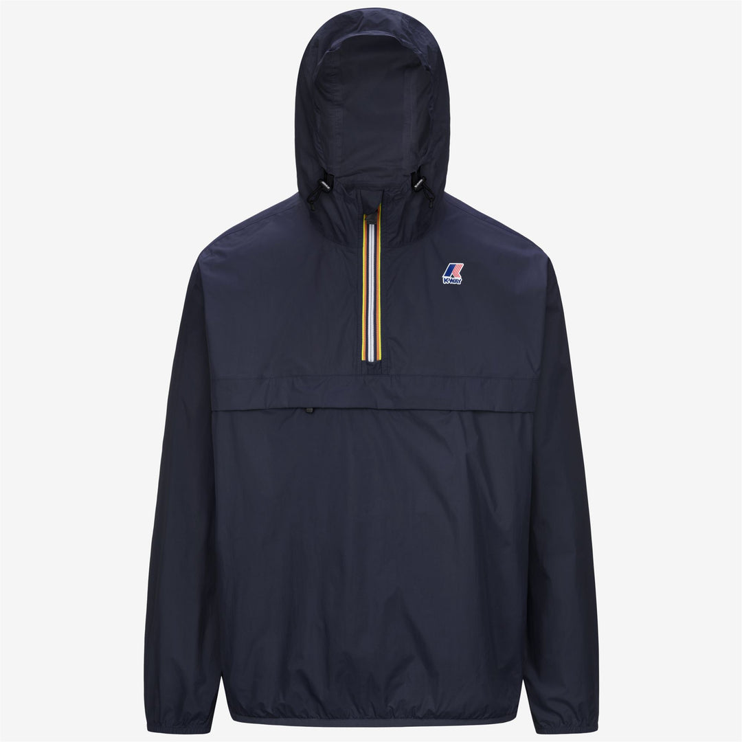 Chaqueta corta unisex azul resistente al clima y plegable main