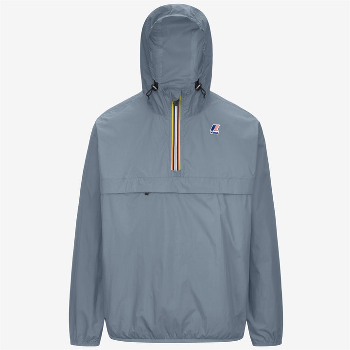 Chaqueta corta unisex plegable resistente al clima gris azul 1