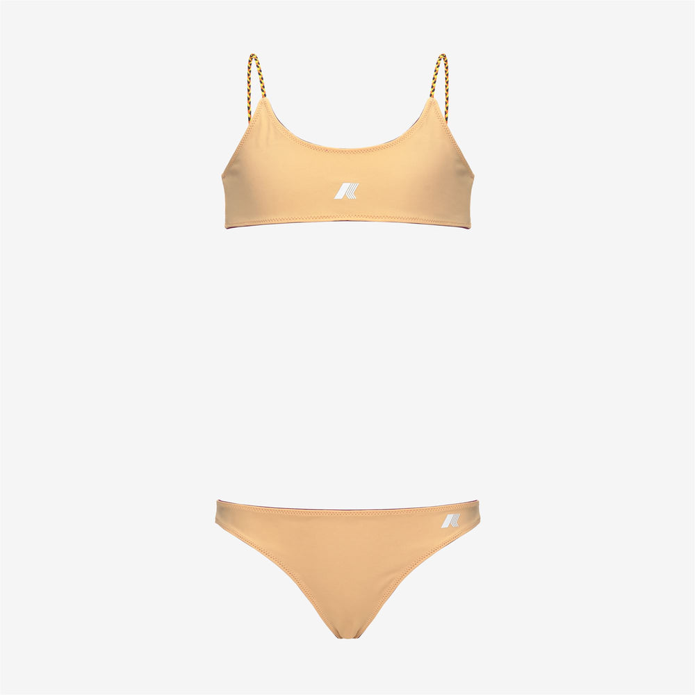 Violet Orange Girl's Double-Sided Bikini for Stylish Beachwear 02