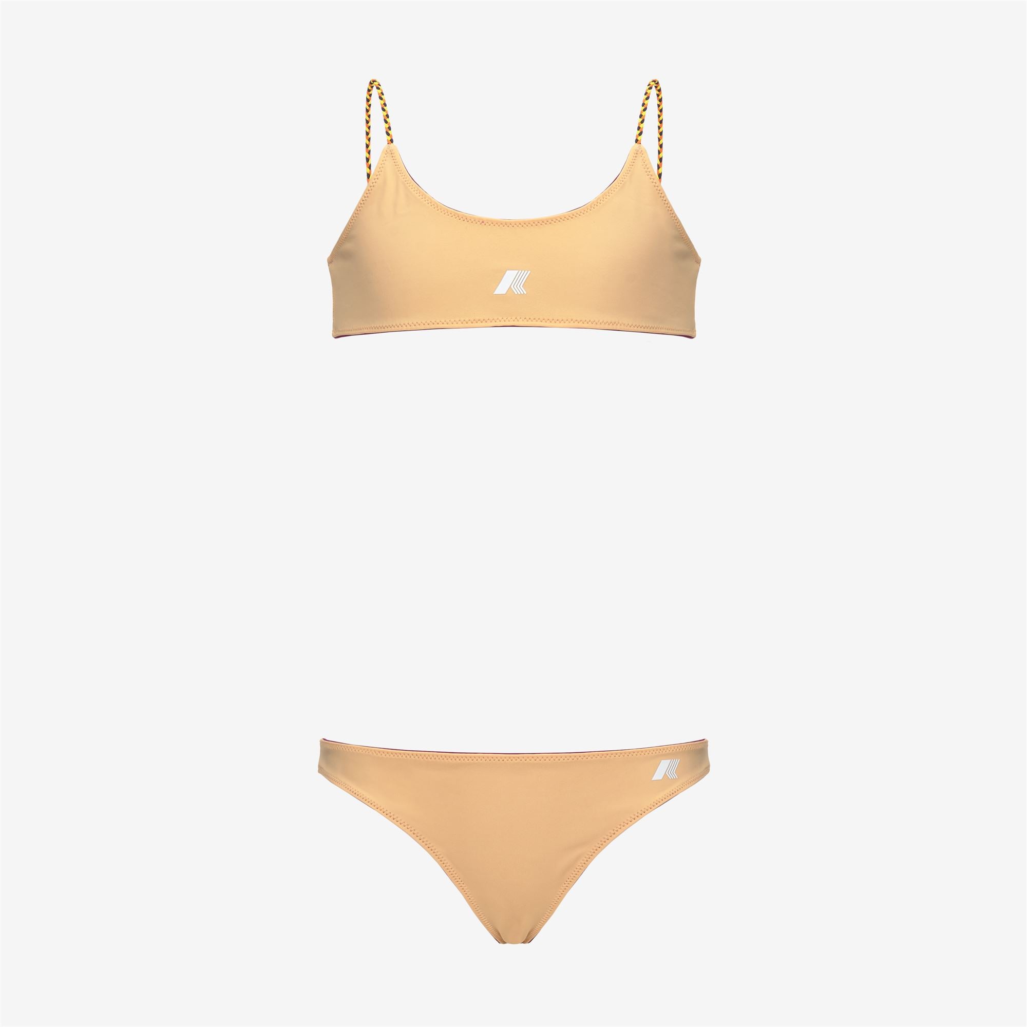 Bathing Suits_GIRL_P. SCARLETT DOUBLE BEACH_Bikini_Violet - Orange Amber - Commercial 2