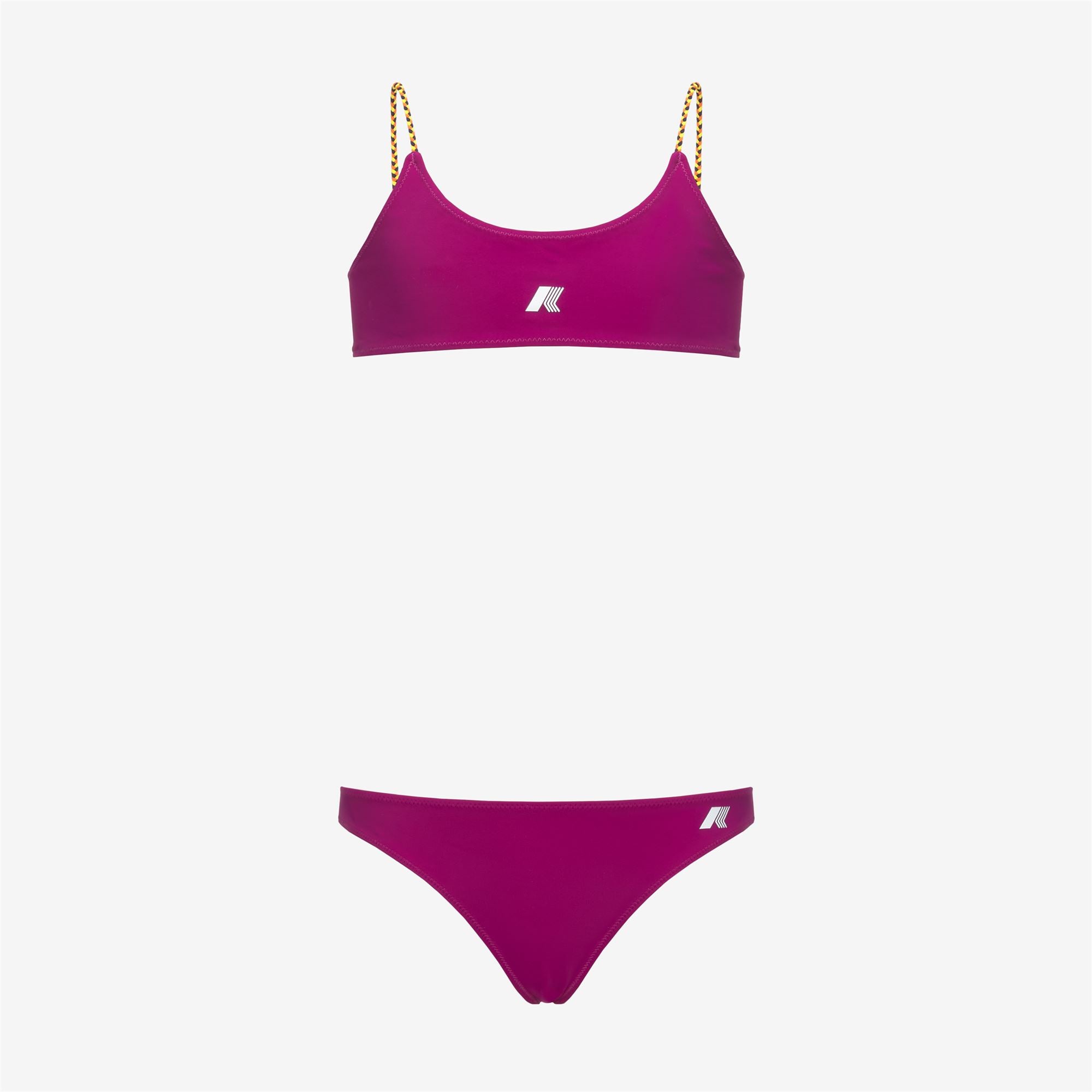 Bathing Suits_GIRL_P. SCARLETT DOUBLE BEACH_Bikini_Violet - Orange Amber - Commercial 1