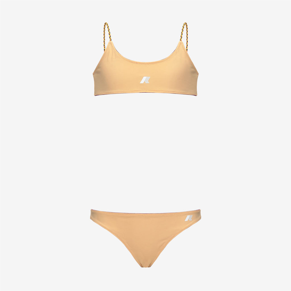 Bathing Suits_GIRL_P. SCARLETT DOUBLE BEACH_Bikini_Violet - Orange Amber - Commercial 2