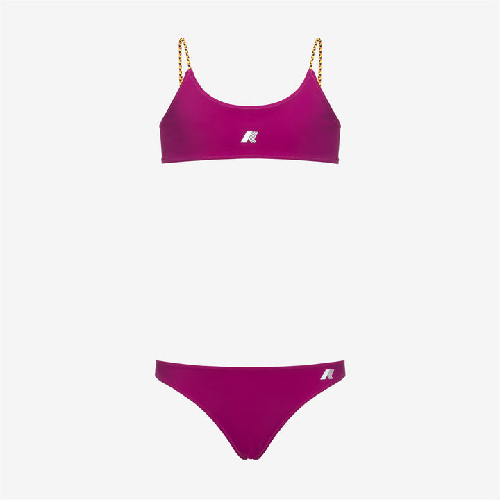 Violet Orange Girl's Double-Sided Bikini for Stylish Beachwear 1