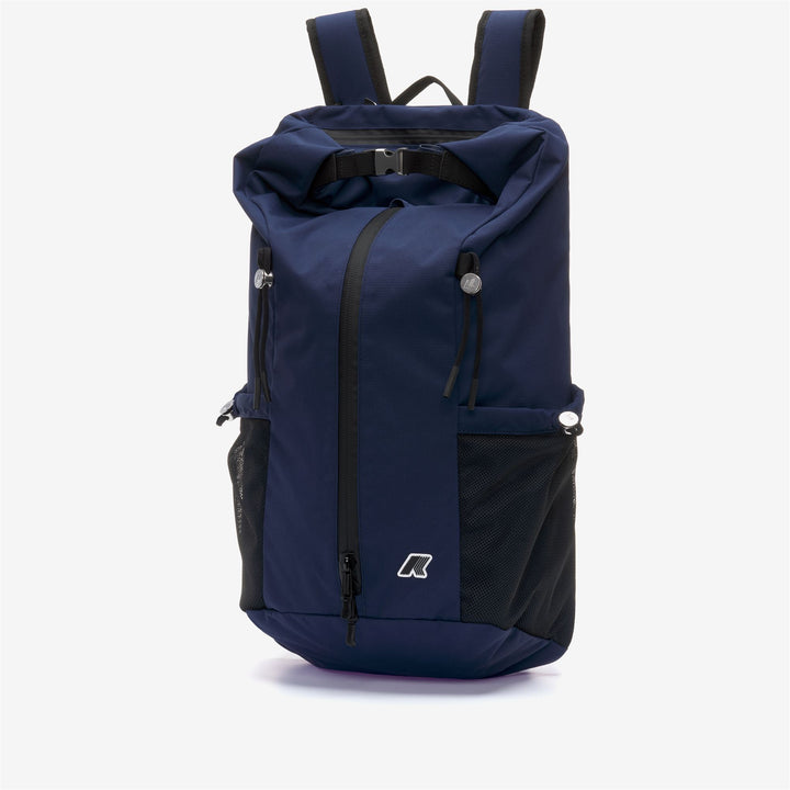 Zaino da trekking unisex blu scuro con contenitore e spallacci regolabili 2