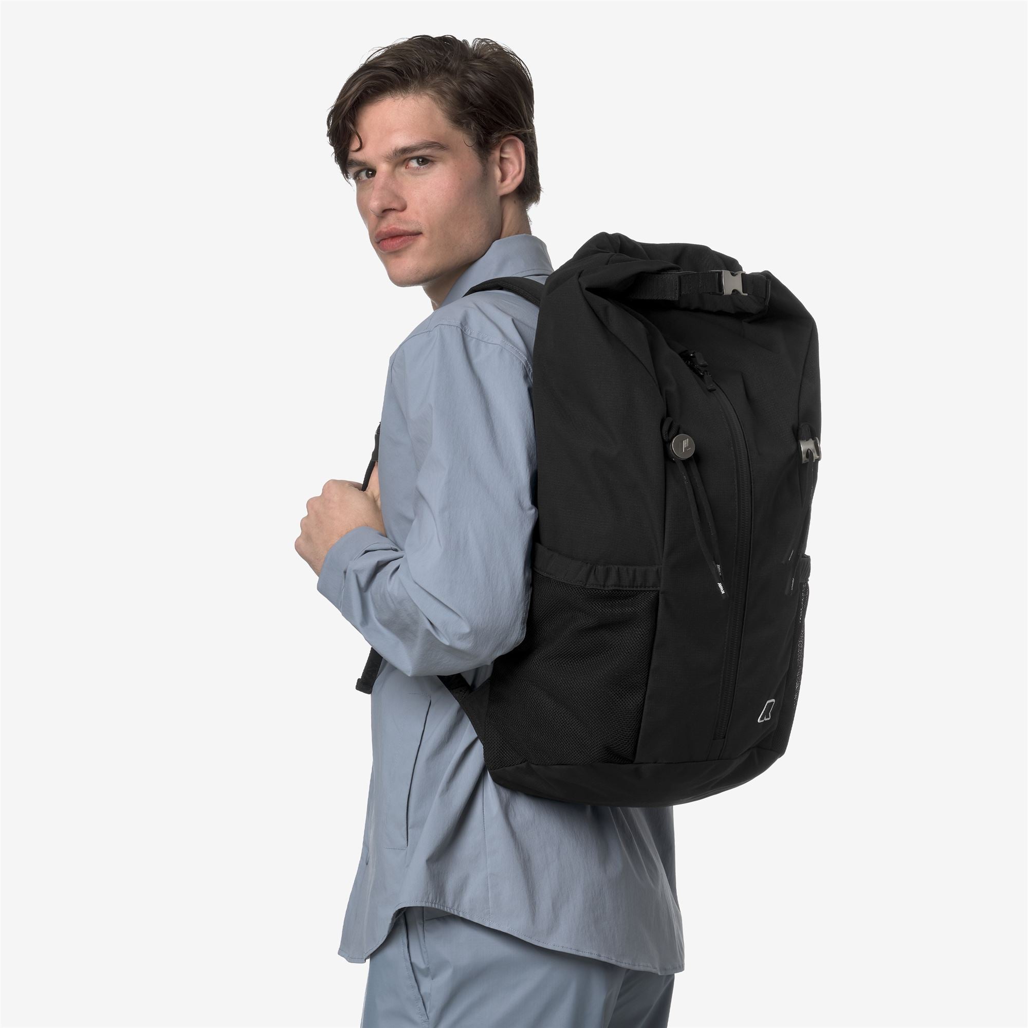 Bags_UNISEX_BIEVRY_Backpack_Black Pure - Commercial 5