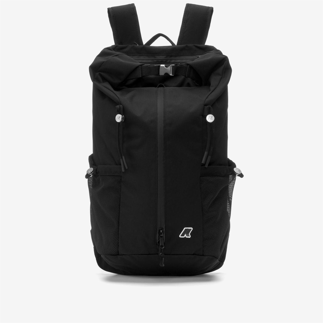 Black Grey Unisex Outdoor Hiking Backpack with Adjustable Straps 01
