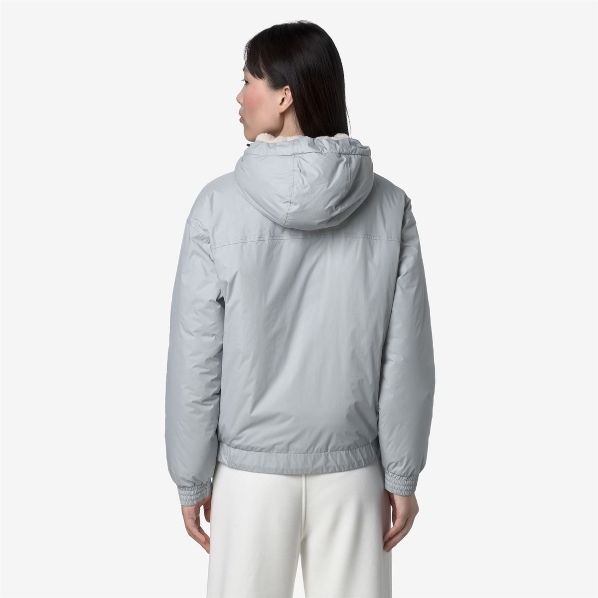 Jackets_WOMAN_LE VRAI 4.0 ALBINE ORSETTO_Short_Grey - Commercial 6