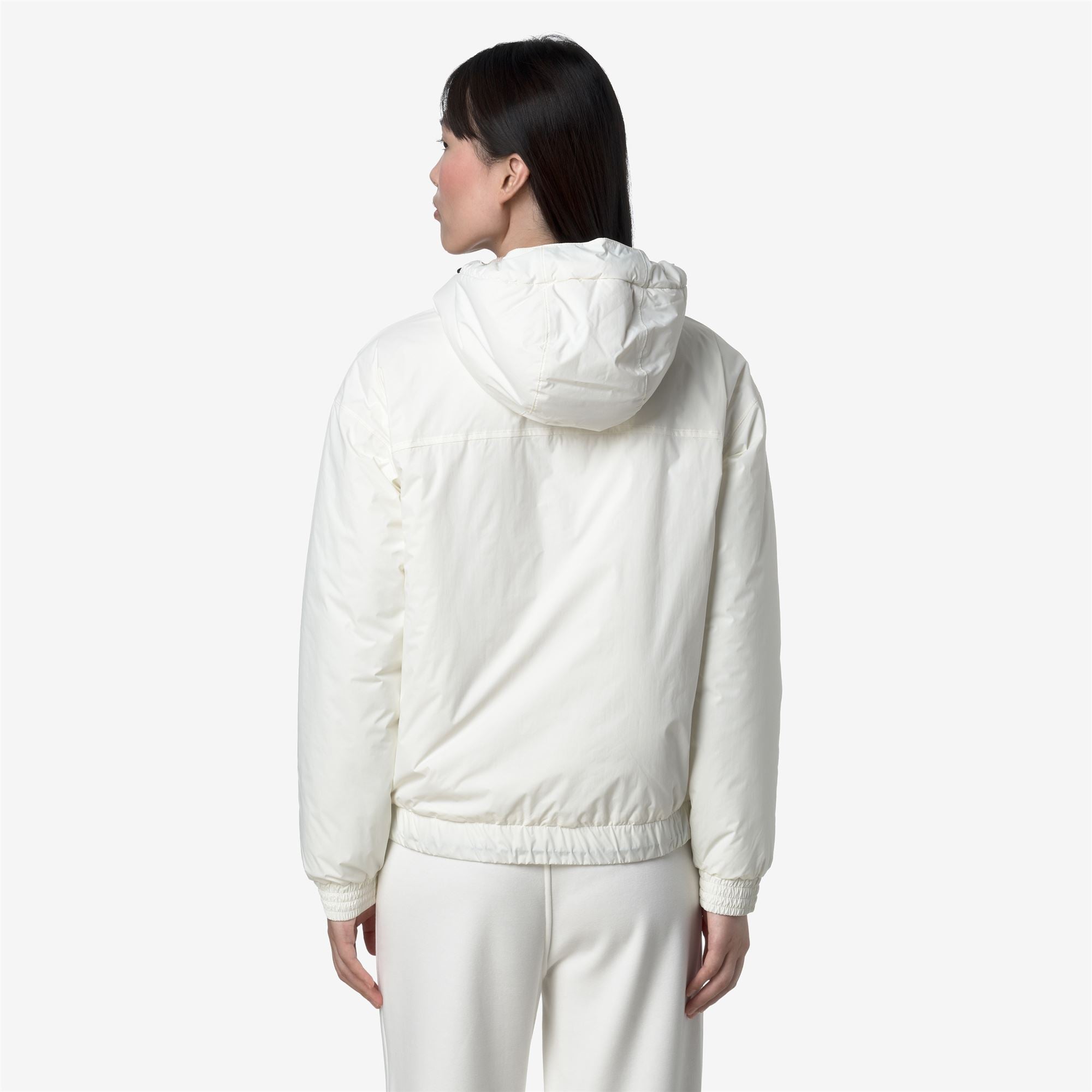 Jackets Woman LE VRAI 4.0 ALBINE ORSETTO Short WHITE GARDENIA