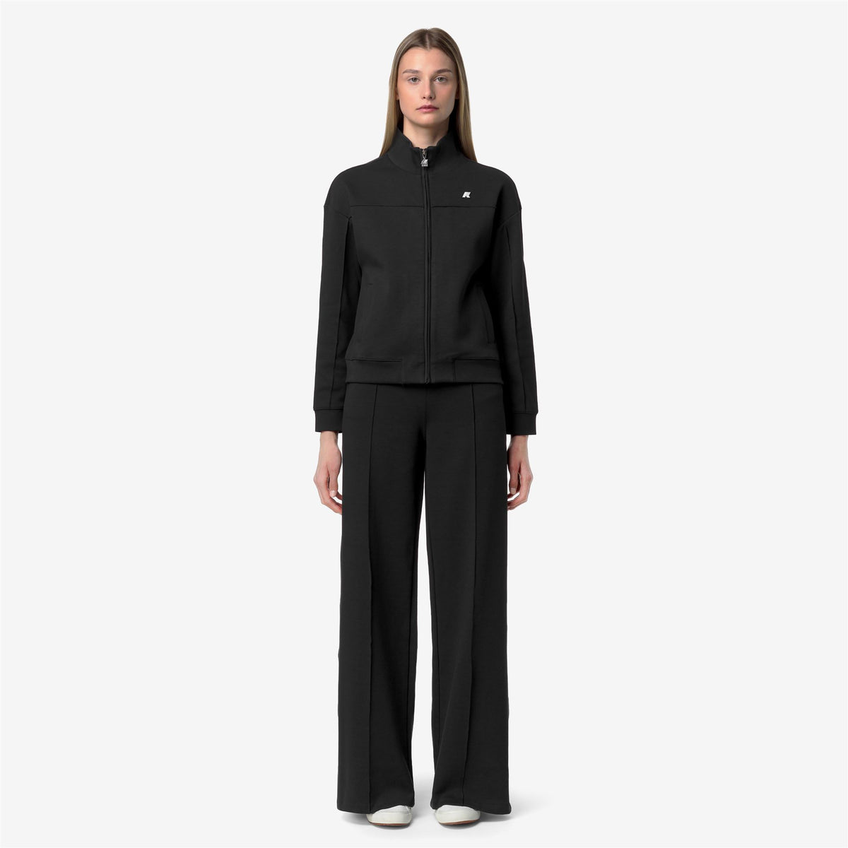 Pants_Woman_LOYRE INTERLOCK_Sport Trousers_Black Pure - Black Pure - Commercial 4