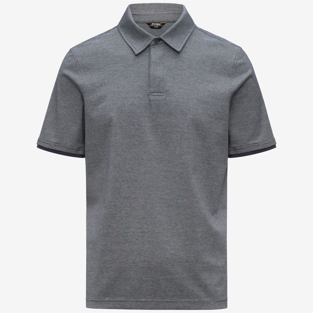 Polo Shirts_Man_VINCELLE STRETCH CO STRIPES_Polo_BLUE - NATURAL STRIPES - Commercial 1
