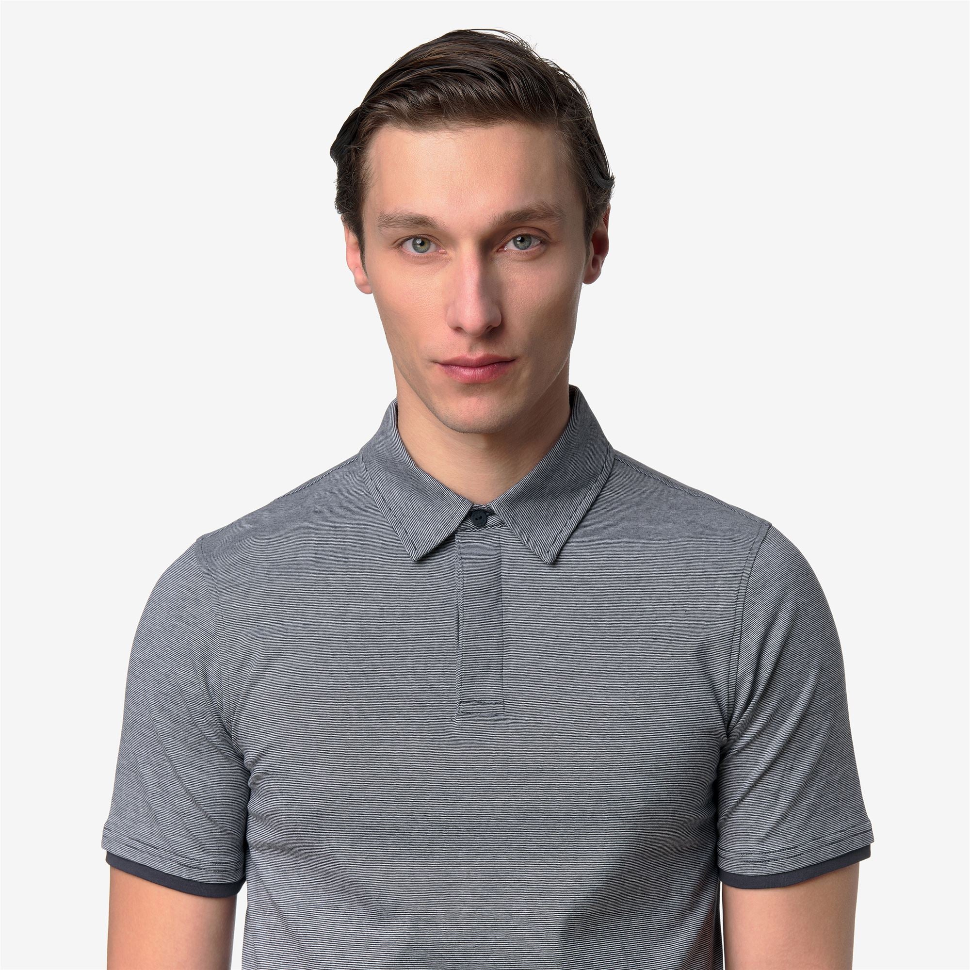 Polo Shirts_Man_VINCELLE STRETCH CO STRIPES_Polo_BLUE - NATURAL STRIPES - Commercial 7