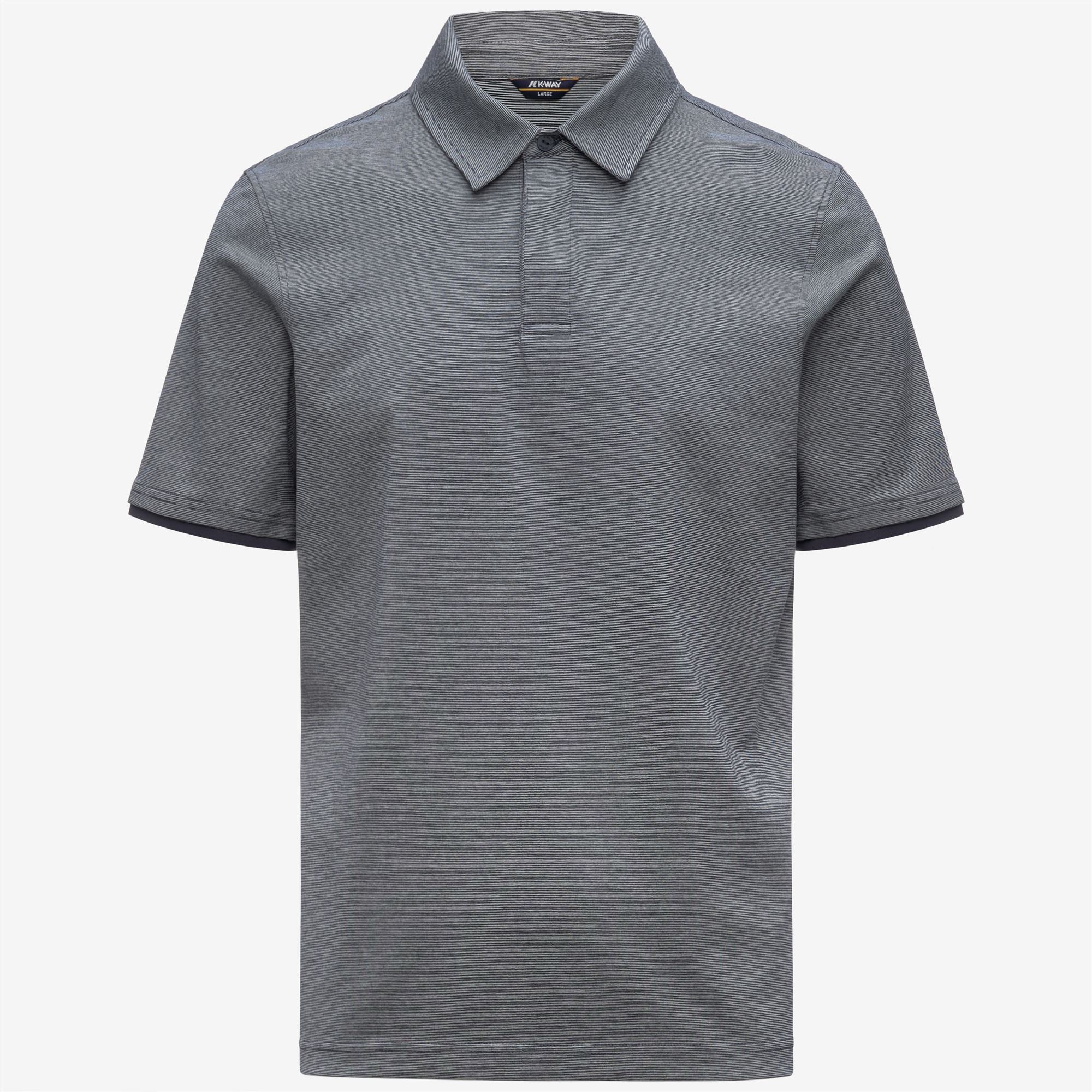 Polo Shirts_Man_VINCELLE STRETCH CO STRIPES_Polo_BLUE - NATURAL STRIPES - Commercial 1