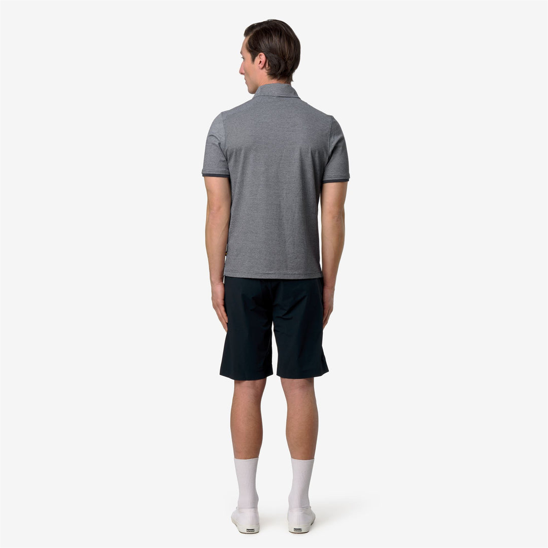 VINCELLE STRETCH CO STRIPES - Polo Shirts - Polo - Man - BLUE-NATURAL STRIPES main