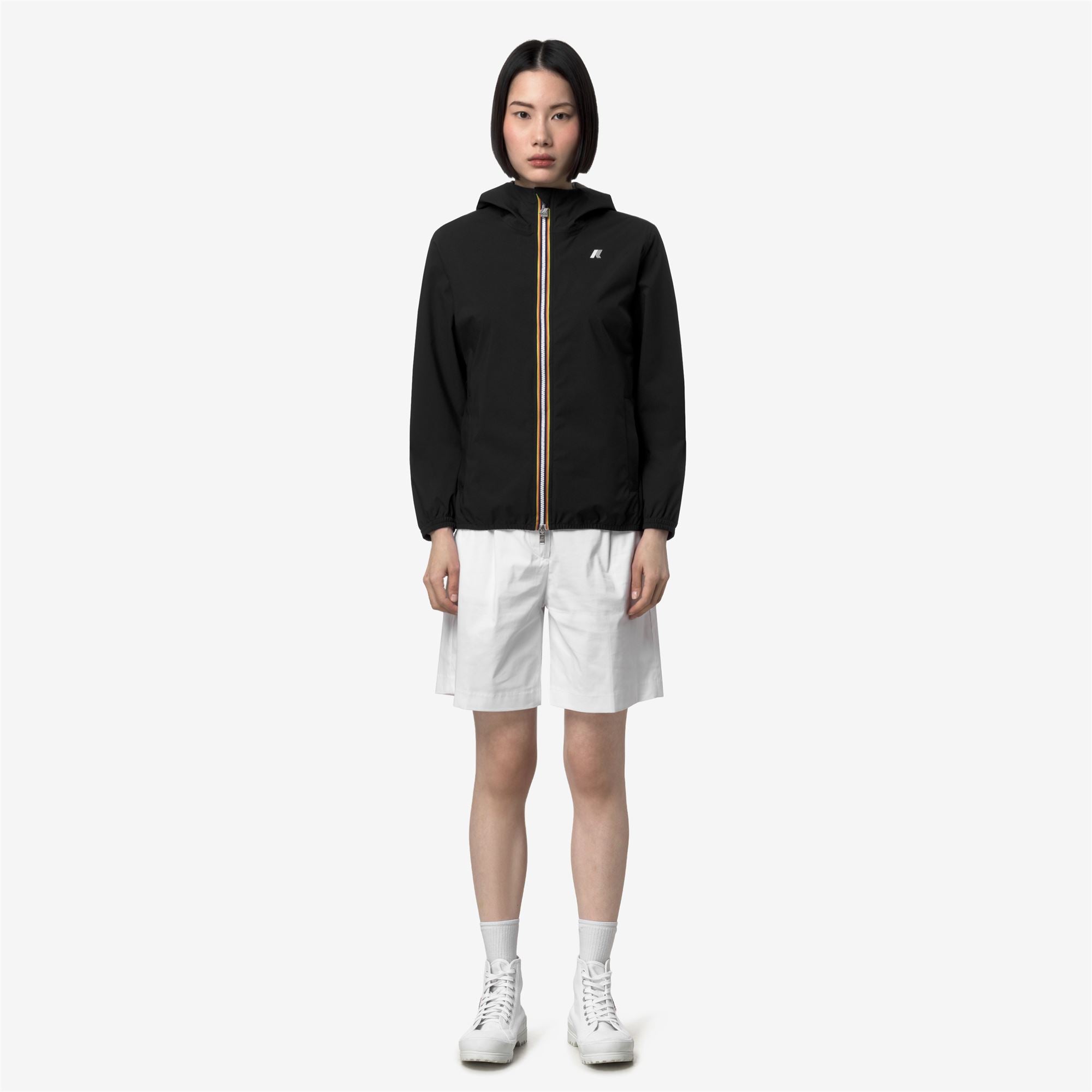 Jackets_Woman_LIL 2.0 STRETCH DOT_Short_Black Pure - Black Pure - Commercial 4