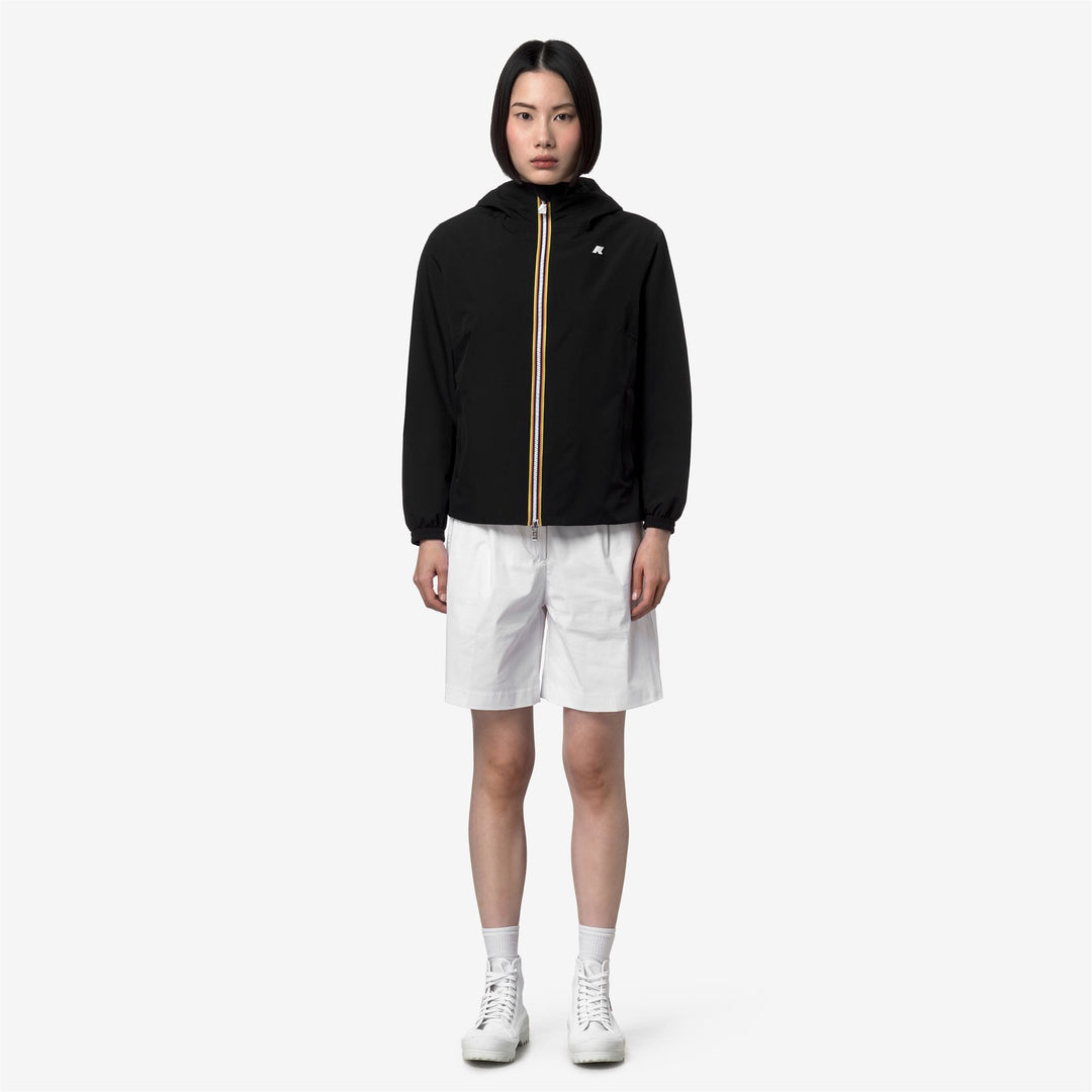 LIL 2.0 STRETCH POLY JERSEY - Jackets - Short - Woman - BLACK PURE main
