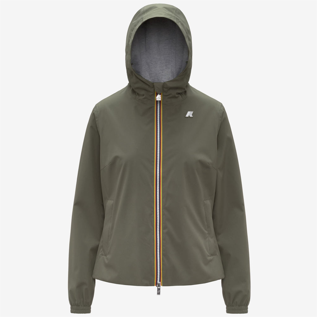 Jackets_Woman_LIL 2.0 STRETCH POLY JERSEY_Short_Green Lichen - Commercial 1